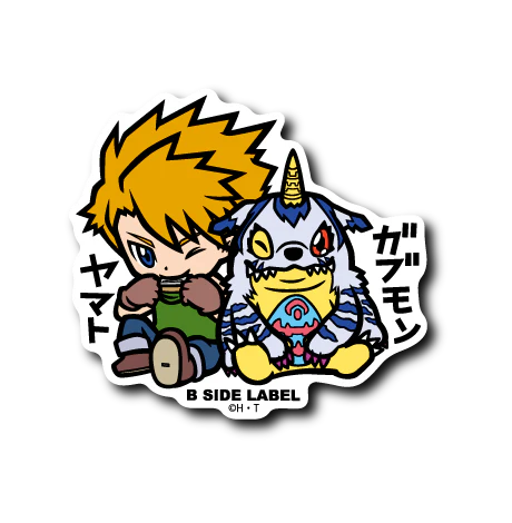 Digimon - Yamato & Gabumon Small Sticker (B-SIDE LABEL)