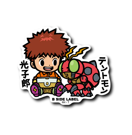 Digimon - Koshiro & Tentomon Small Sticker (B-SIDE LABEL)