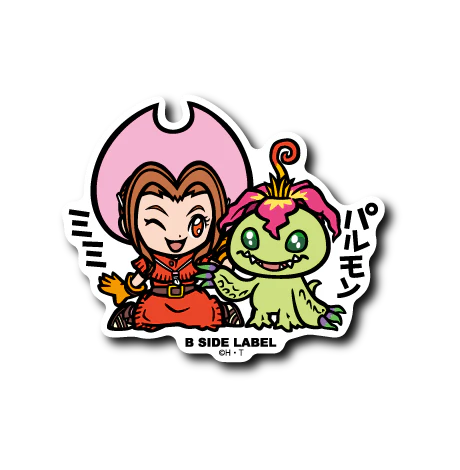 Digimon - Mimi & Palmon Small Sticker (B-SIDE LABEL)