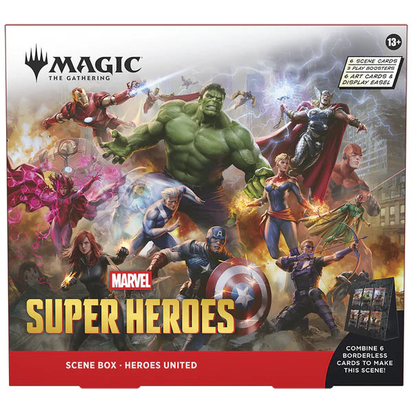 Magic The Gathering TCG - Marvel Super Heroes - Heroes United Scene Box