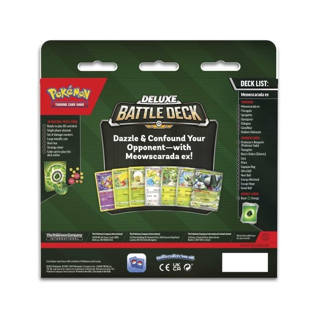 Meowscarada ex Deluxe Battle Deck