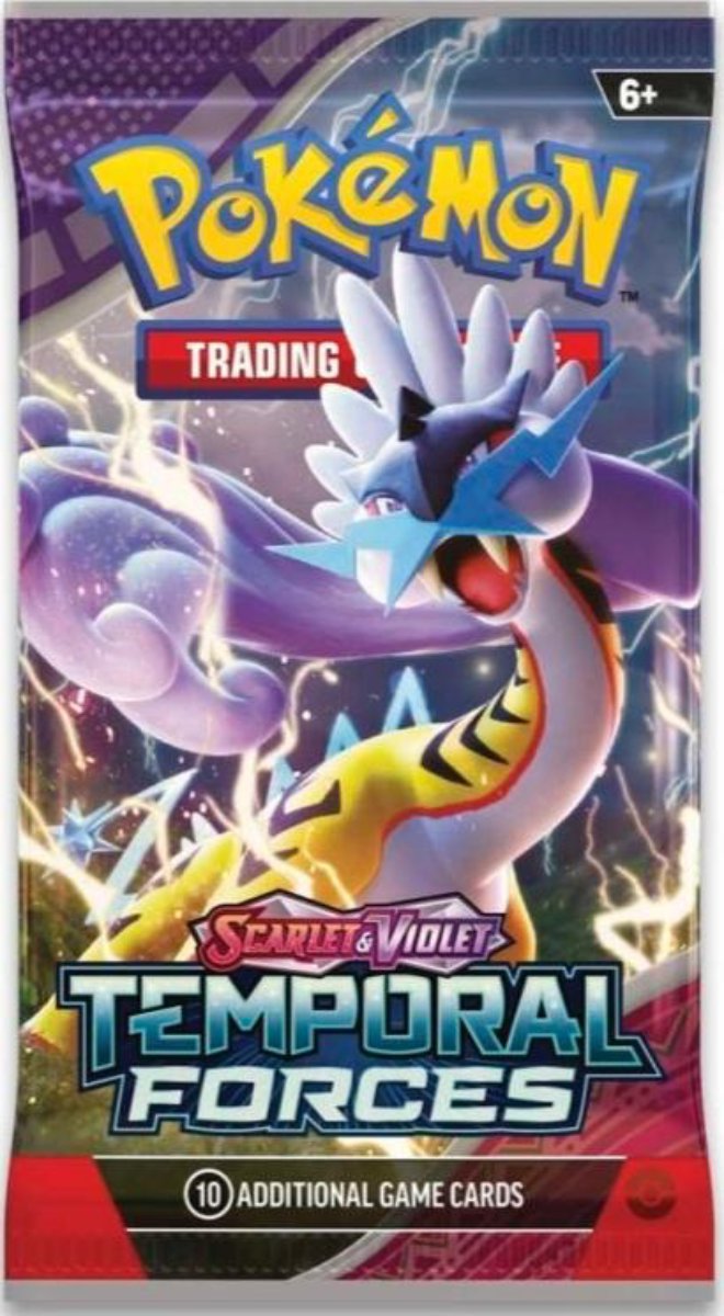 Pokmon - Scarlet & Violet - Temporal Forces - Booster Pack Banana Games & Hobby Pokmon - Scarlet & Violet - Temporal Forces - Booster Pack Banana Games & Hobby
