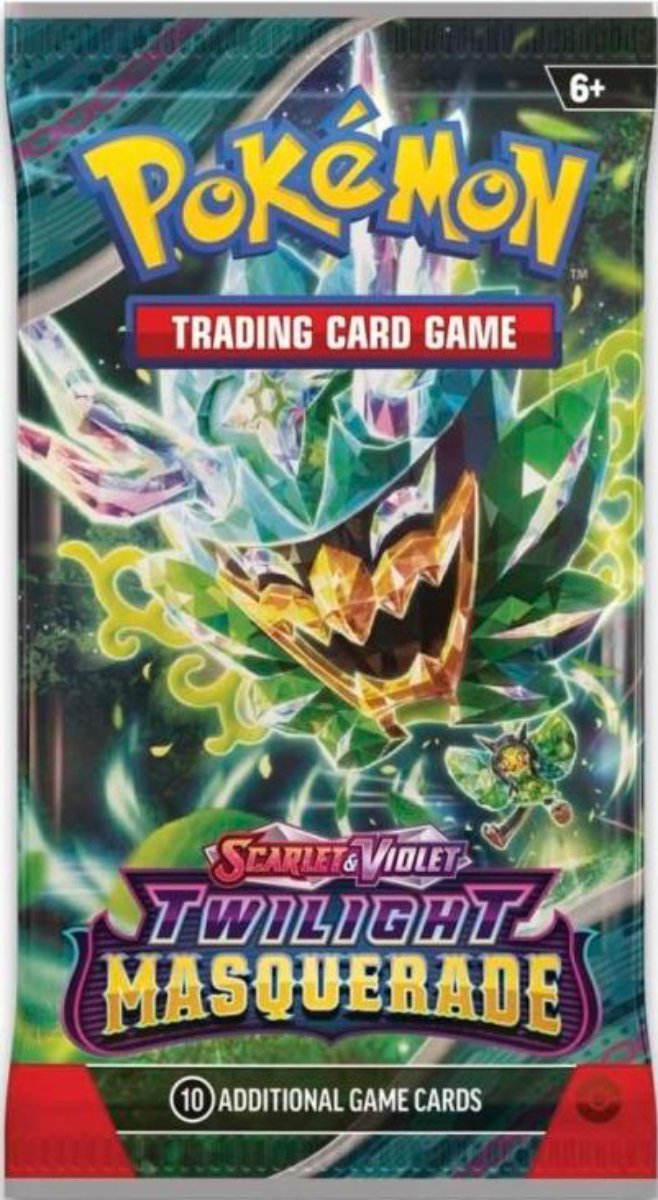 Pokmon TCG - Scarlet & Violet - Twilight Masquerade - Booster Pack Banana Games & Hobby Pokmon TCG - Scarlet & Violet - Twilight Masquerade - Booster Pack Banana Games & Hobby