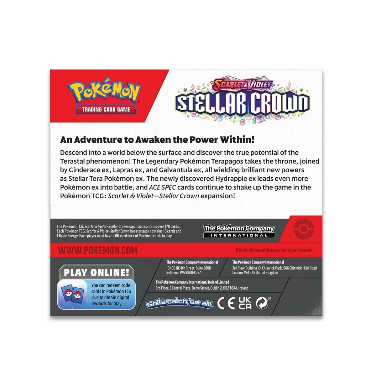 Pokémon - Scarlet & Violet - Stellar Crown - Booster Box