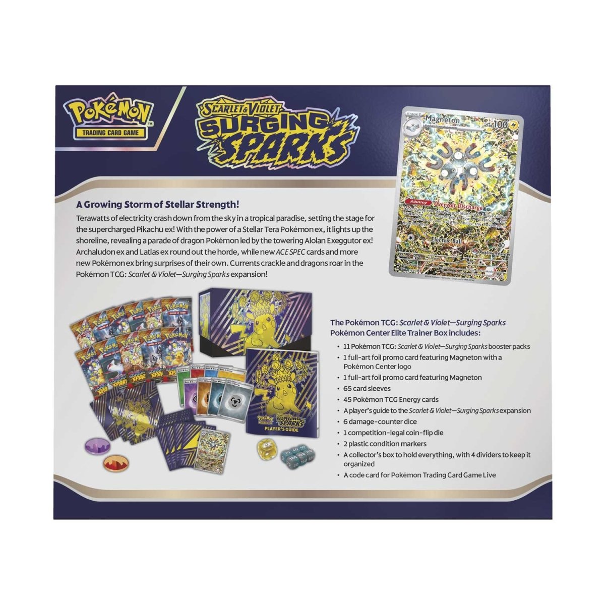 Pokémon TCG - Scarlet & Violet - Surging Sparks - Elite Trainer Box (Pokemon Center Exclusive)