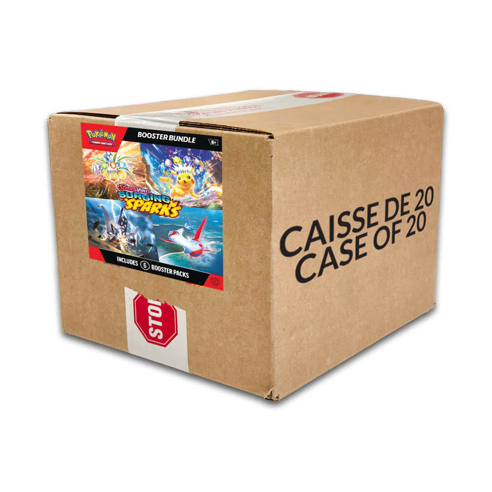 Pokemon TCG - Scarlet and Violet - Surging Sparks Booster Bundle Sealed Case of 20