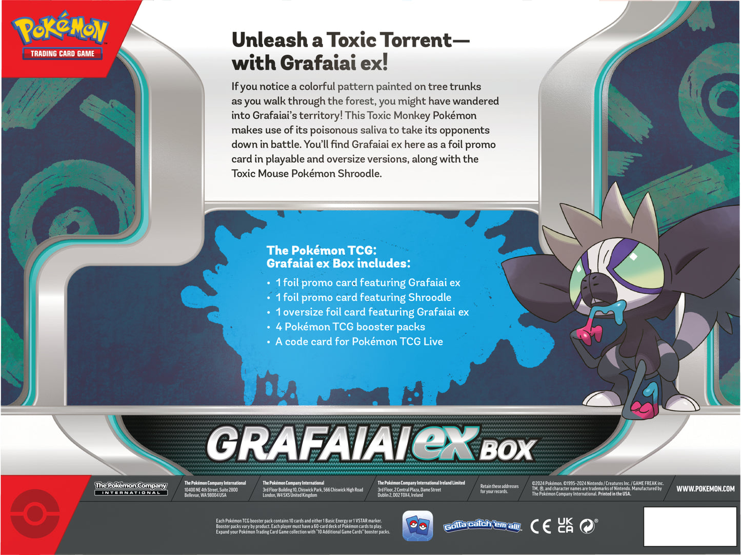 Pokémon TCG - Scarlet & Violet - Grafaiai ex Box