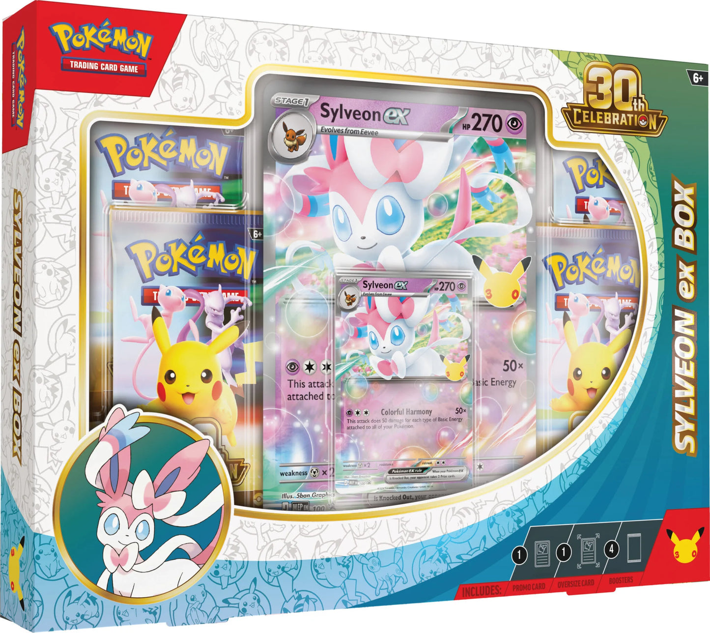 Pokémon TCG - 30th Celebration - Sylveon ex Box (Pre-Order Sep 16 2026)