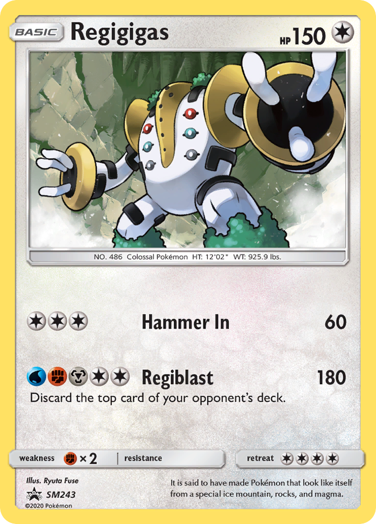 Regigigas - SM243 SM243/248 - SM Promos Holofoil