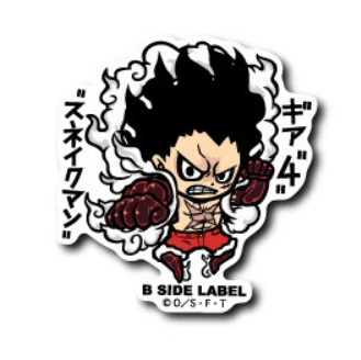 One Piece B-SIDE LABEL small Sticker Gear 4 Snake Man