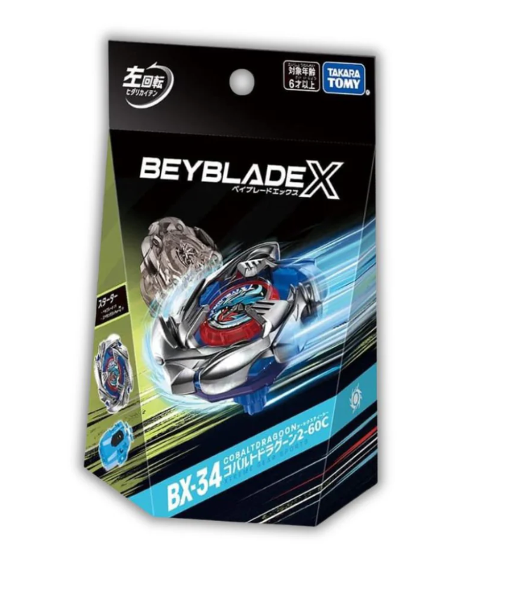 Beyblade X BX-34 Cobalt Dragoon 2-60C