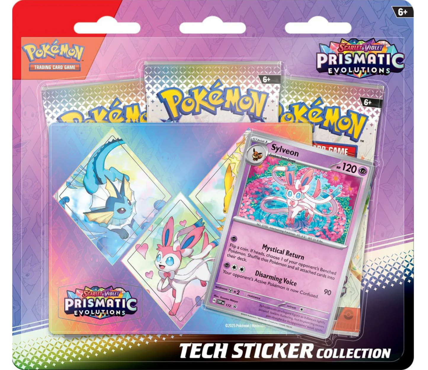 Pokémon TCG - Scarlet & Violet - Prismatic Evolutions - Tech Sticker Collections (Sylveon)
