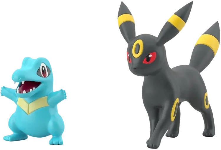 Pokemon Scale World - Johto Region - Totodile & Umbreon Figure