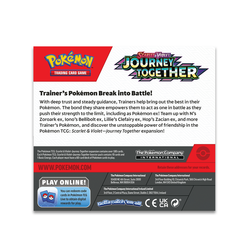 Pokémon - Scarlet & Violet - Journey Together - Enhanced Booster Box (With Promo)