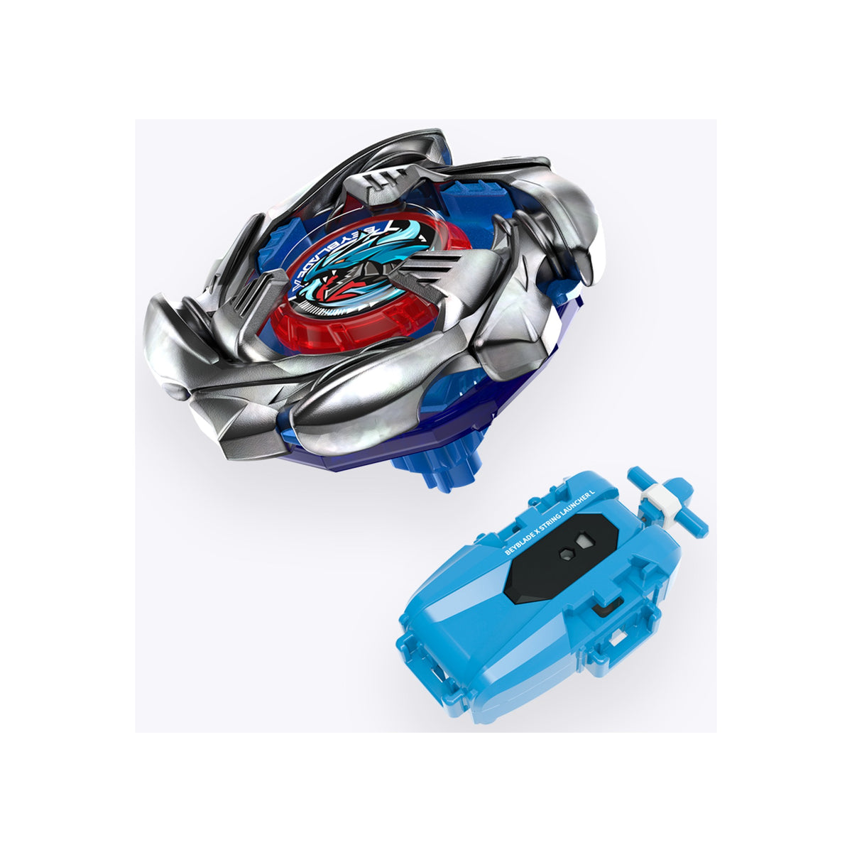 Takara Tomy Beyblade X BX-34 Cobalt Dragoon — Beyblade with launcher