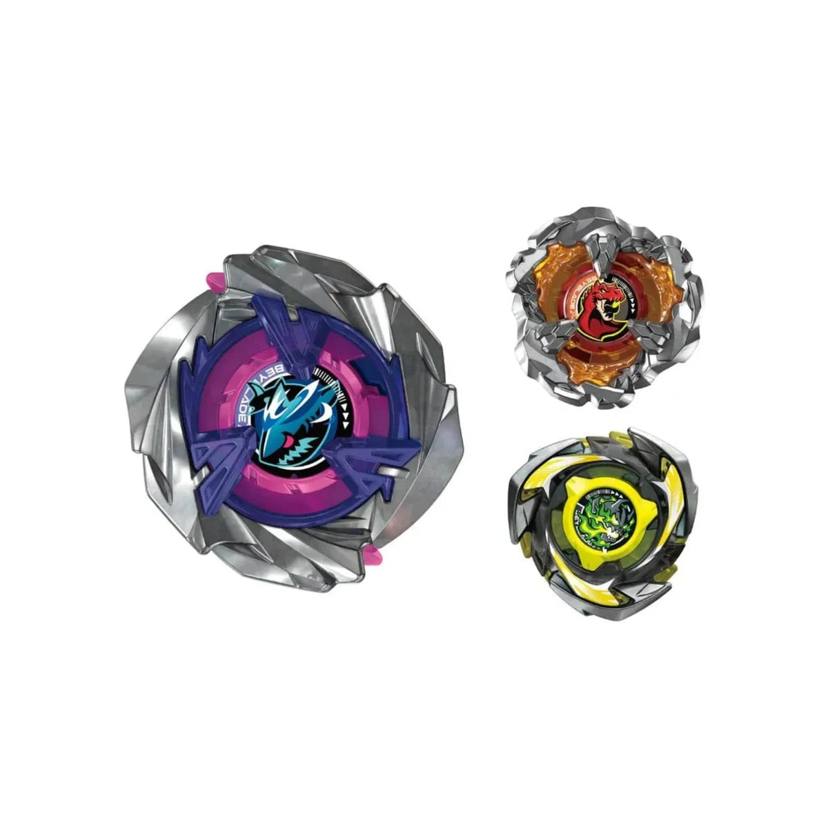 Takara Tomy Beyblade X UX-15 Shark Scale Deck Set — all included Beyblades