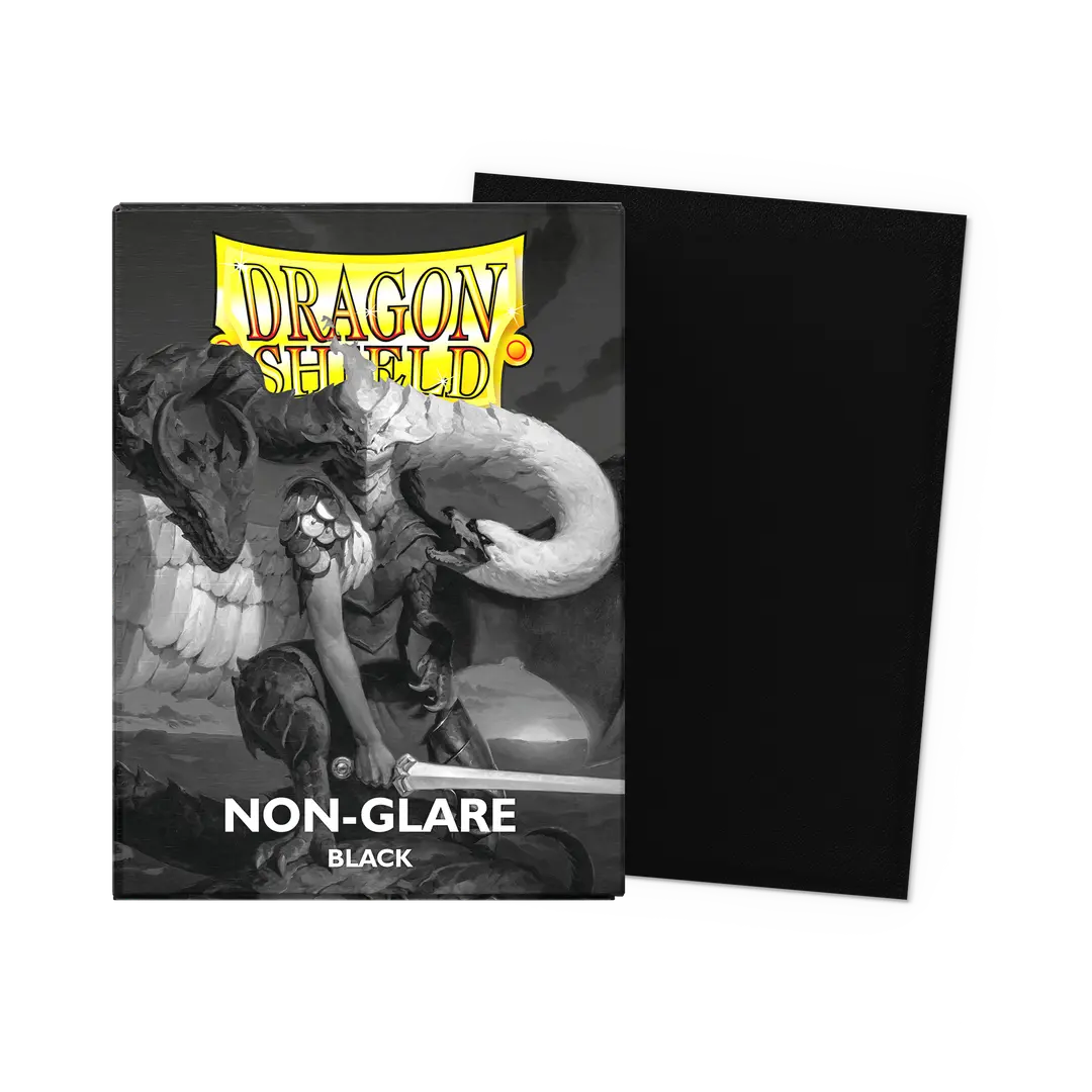 Dragon Shield Sleeves - Matte Standard (Black Non-Glare)