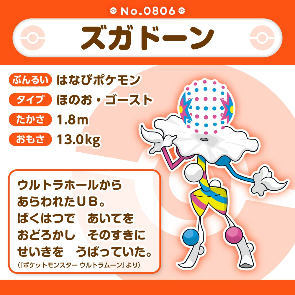 Blacephalon Pokemon Fit plush No.806