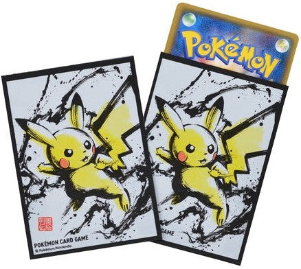 Pokémon Center Japan Official Sleeves: Ink Wash Painting Series Pikachu Sleeves