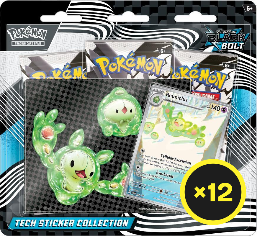 Pokémon TCG - Scarlet & Violet - Black Bolt - Tech Sticker Collection