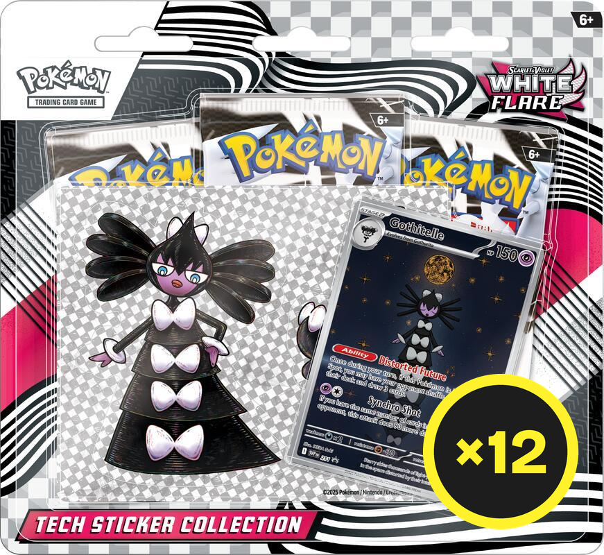 Pokémon TCG - Scarlet & Violet - White Flare - Tech Sticker Collection