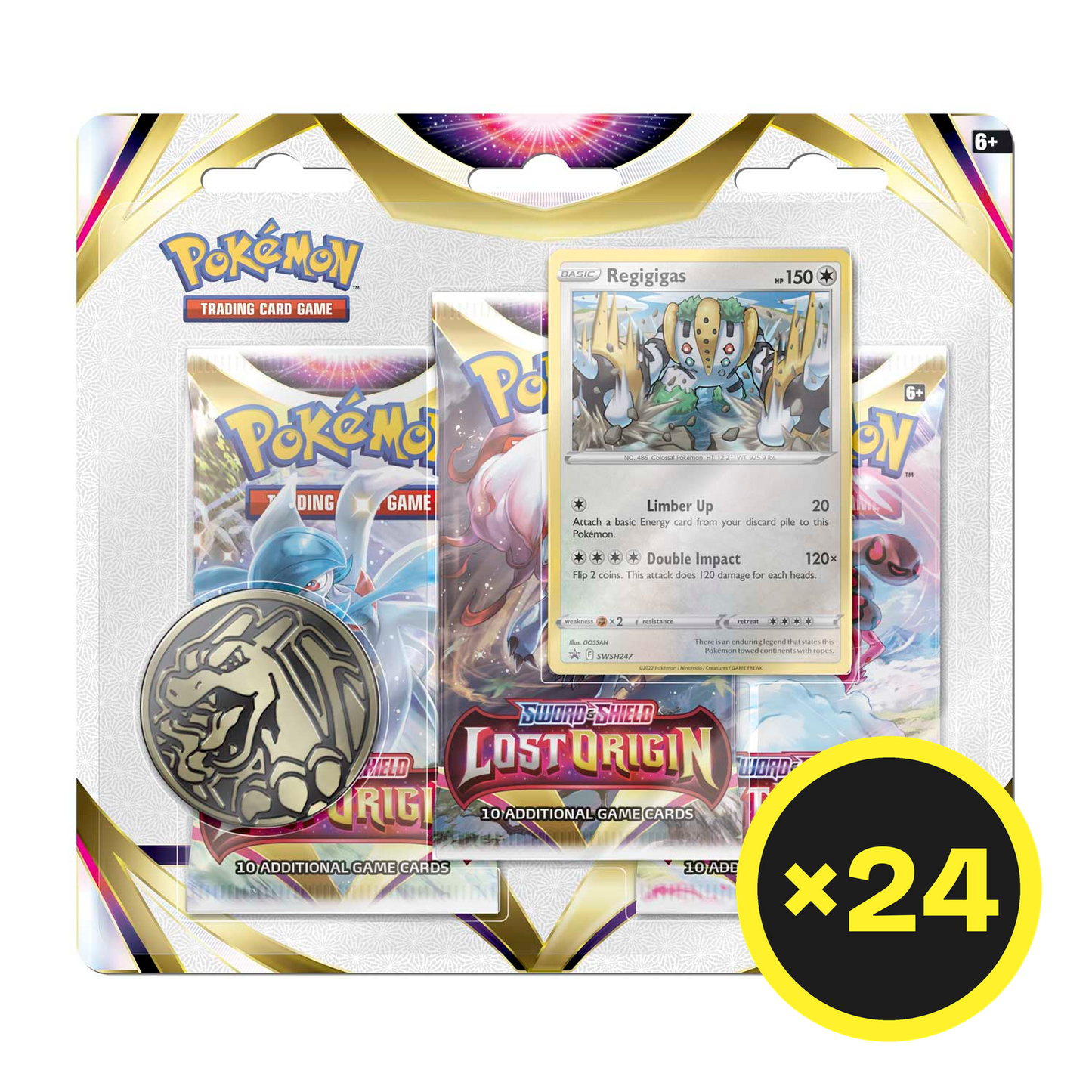 Pokémon TCG - Sword & Shield - Lost Origin - 3 Packs Blister (Regigigas)