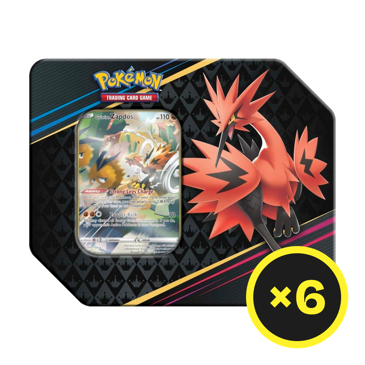 Pokémon TCG - Sword & Shield - Crown Zenith Tin (Galarian Zapdos)