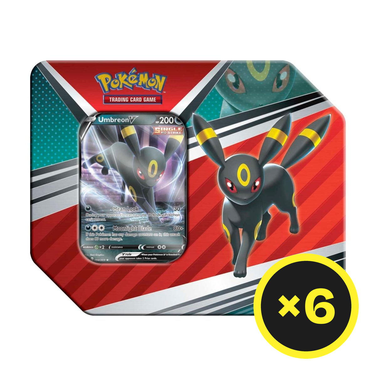 Pokémon TCG - Sword & Shield - Pokemon V Heroes Tin (Umbreon V)