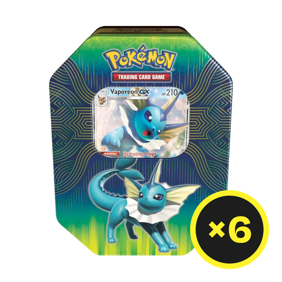 Pokémon TCG - Sun & Moon - Elemental Power Tin (Vaporeon GX)