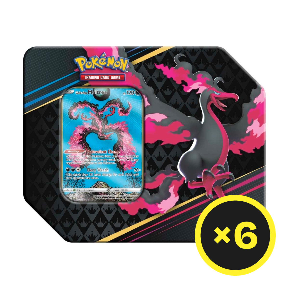Pokémon TCG - Sword & Shield - Crown Zenith Tin (Galarian Moltres)