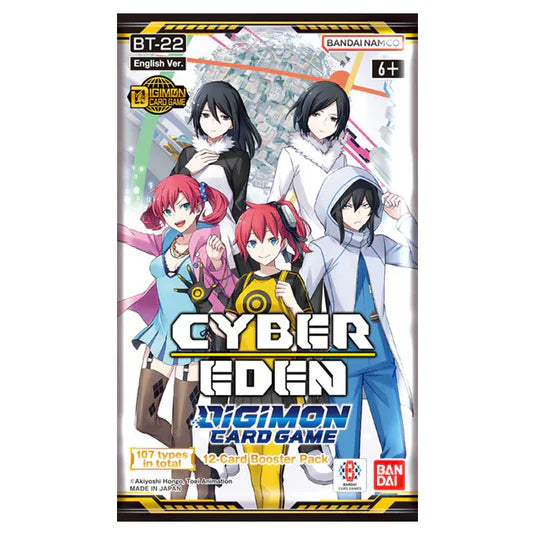 Digimon Card Game Cyber Eden Booster Pack (BT22) – Banana Games