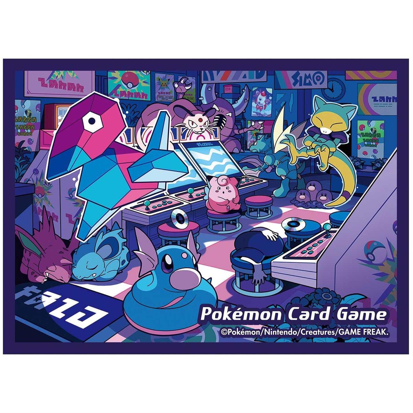 Pokémon Center Japan Official Sleeves: Night Arcade Sleeves