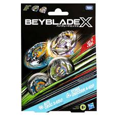 (Hasbro) Beyblade X Bite Croc 3-60LF and Sting Unicorn 4-60P Top Dual Pack Set
