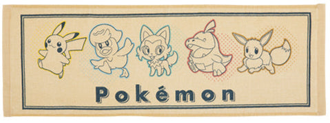 Pokémon Scarlet & Violet: Pikachu & Eevee & Starter Hand Towel