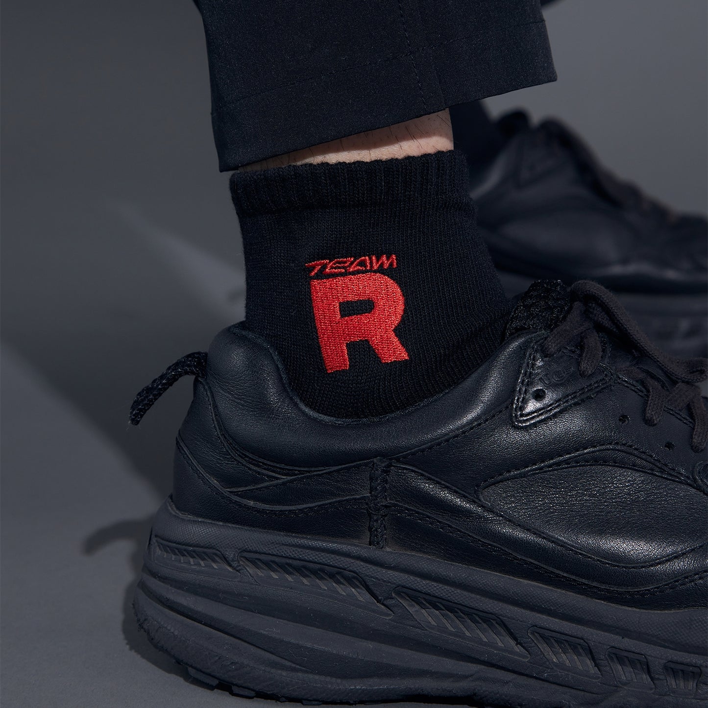 Team Rocket (Japanese) Mid-Length Socks Black