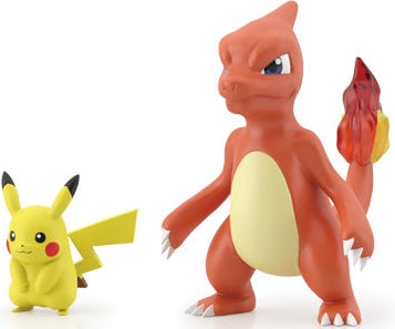 Pokemon Scale World - Kanto Region - Pikachu & Charmeleon Figure