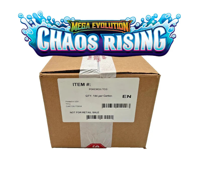 Pokémon TCG - Mega Evolution - Chaos rising - Sleeved Booster Pack Sealed Case