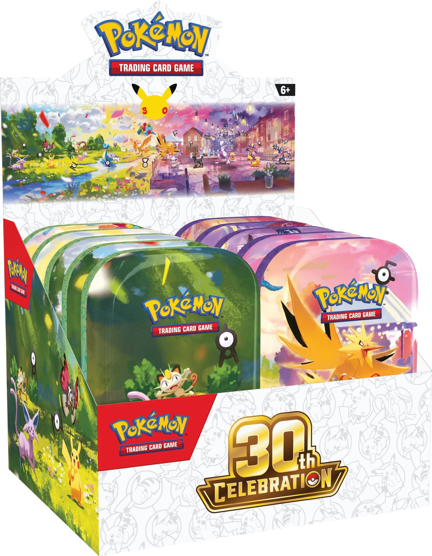 Pokémon TCG - 30th Celebration - Day & Night Mini Tins Display (Pre-Order Oct 2 2026)