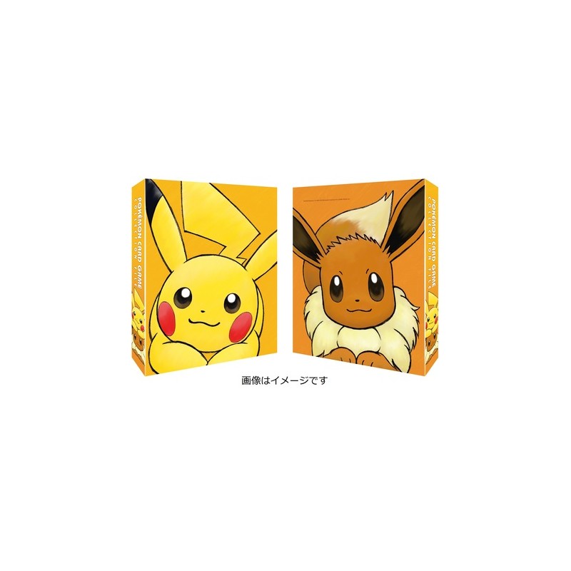 pokemon card binder eevee Japan Pokemon 9-pocket Collection file Binder Pikachu & Eevee – Banana  Games & Hobby
