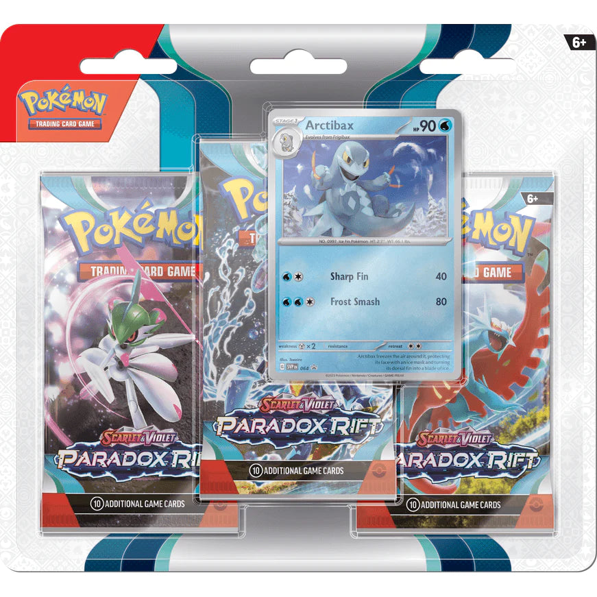 Pokémon TCG - Scarlet & Violet - Paradox Rift - 3 Packs Blister (Arctibax)