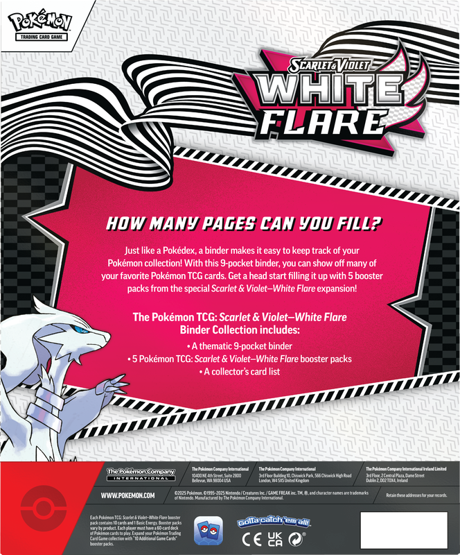 Pokémon - Scarlet & Violet - White Flare - Binder Collection