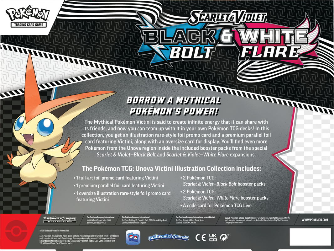 Pokémon - Scarlet & Violet - Unova Victini Illustration Collection Box