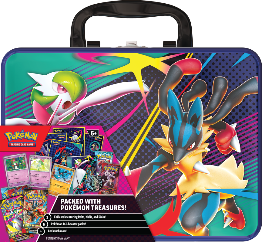 Pokémon TCG - Mega Evolution - Collector Chest Tin Fall 2025 Sealed Case of 9