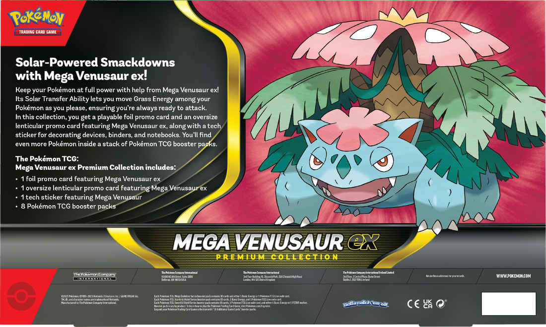 Pokémon TCG - Mega Evolution - Mega Venusaur ex Premium Collection
