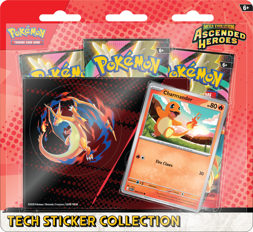 Pokémon TCG - Mega Evolution - Ascended Heroes - Tech Sticker Collection