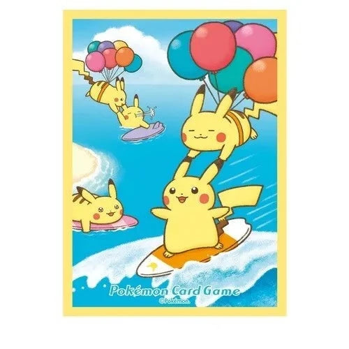 Pokémon Center Japan Official Sleeves: Wave Pikachu & Flying Pikachu