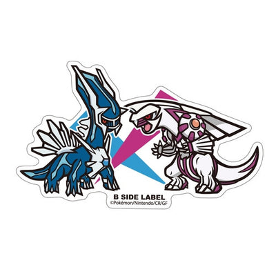 Pokémon B-SIDE LABEL small Sticker Dialga and Palkia