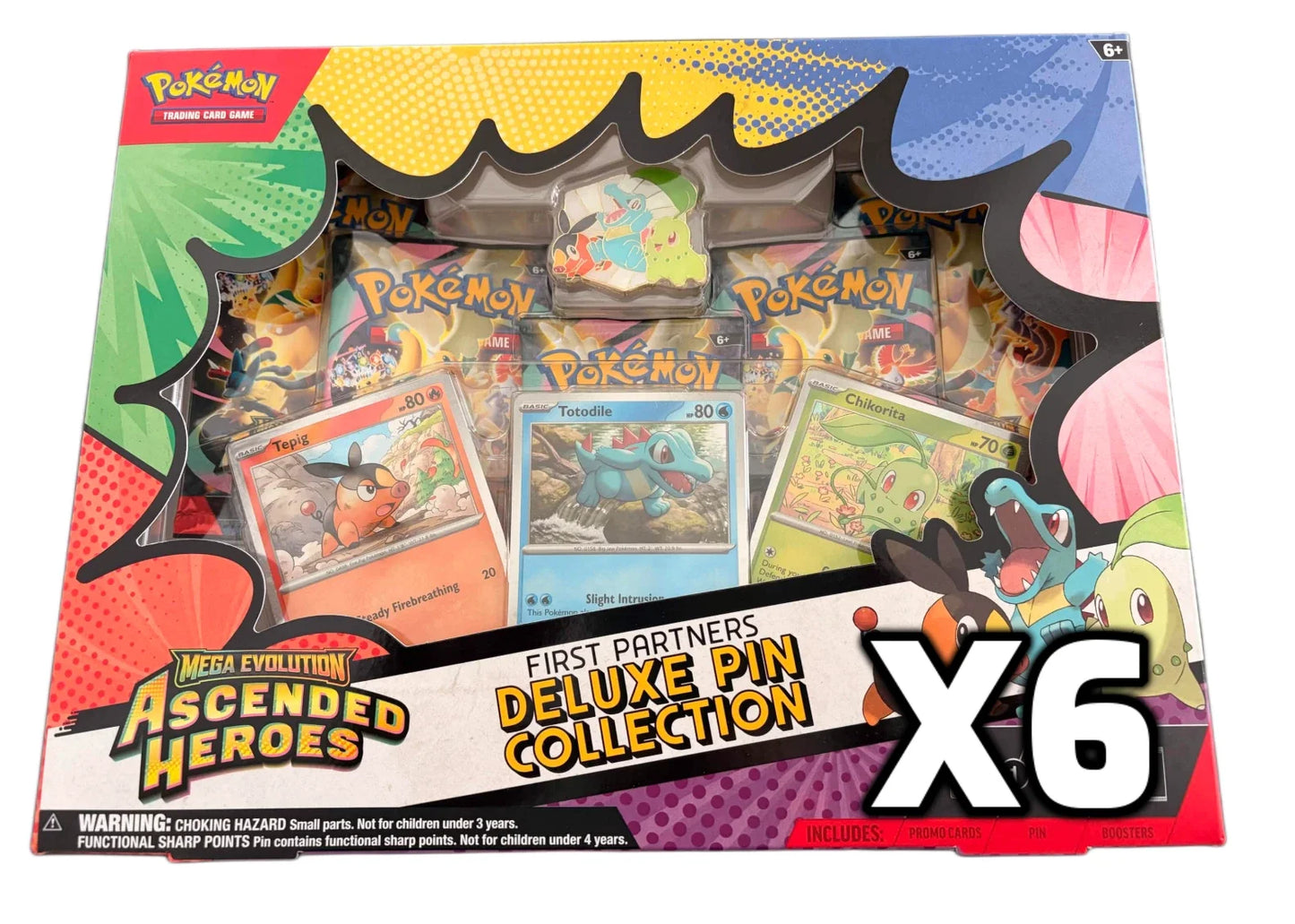 Pokémon TCG - Mega Evolution - Ascended Heroes - First Partners Deluxe Pin Collection Sealed Case