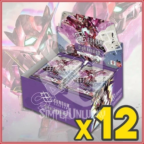 Gundam Card Game - Steel Requiem - GD03 - Booster Box Case (12 Boxes)