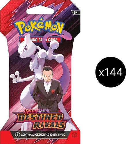 Pokémon - Destined Rivals Sleeved Booster (x144) Factory Sealed Case